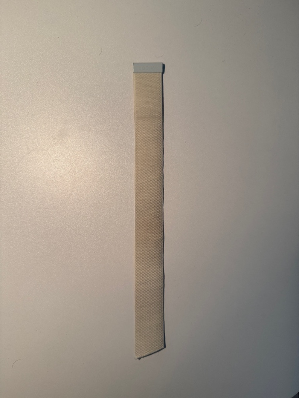 Cream Nylon Watch Strap Replacement - Unbranded
